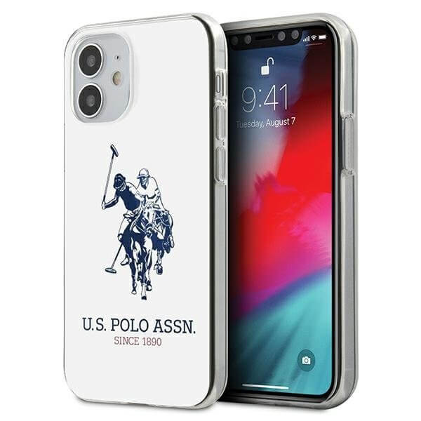 U.S. Polo Assn. U.S. Polo Assn. Shiny iPhone 12 mini Skal Stor Loga Vit