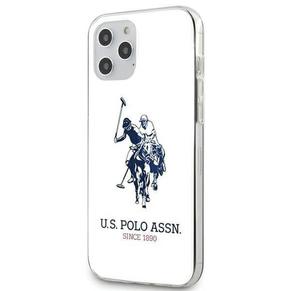 U.S. Polo Assn. U.S. Polo Assn. Shiny iPhone 12 Pro Max Skal Stor Loga Vit