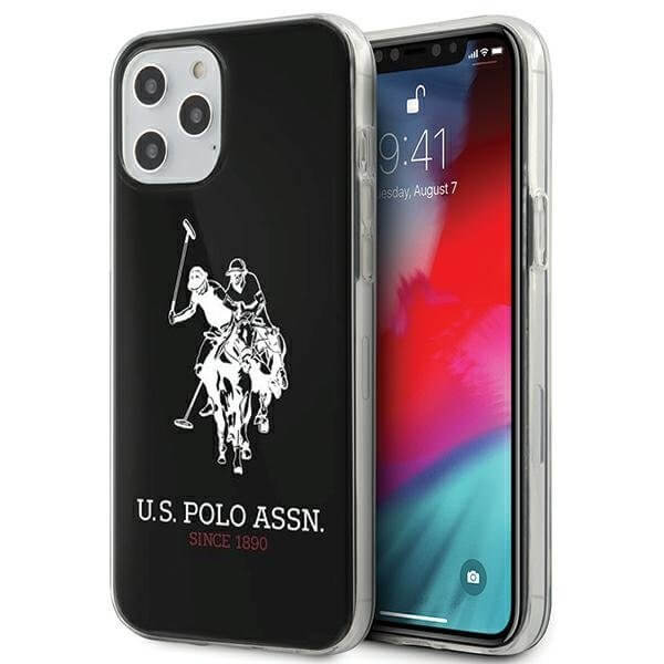 U.S. Polo Assn. U.S. Polo Assn. Shiny iPhone 12 Pro Max Stor Loga Svart