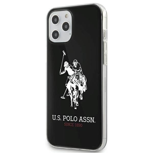 U.S. Polo Assn. U.S. Polo Assn. Shiny iPhone 12 Pro Max Stor Loga Svart