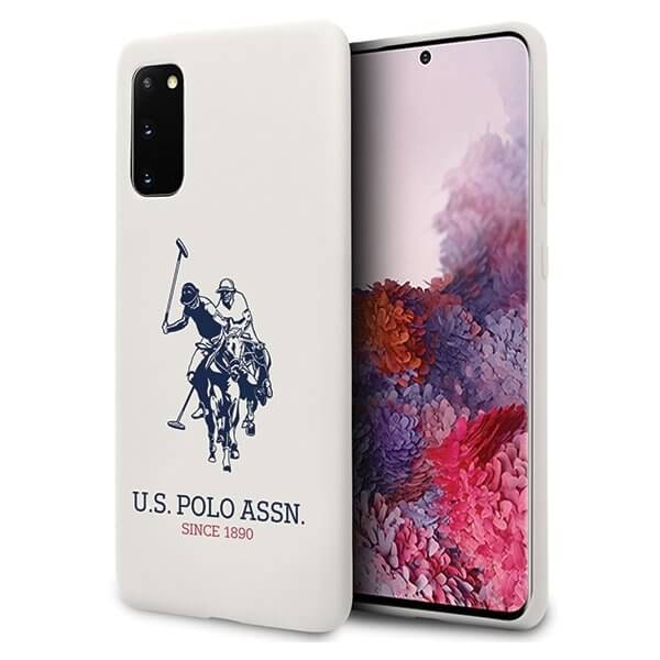 U.S. Polo Assn. U.S. Polo Assn. Silicone Collection Samsung Galaxy S20 G980 Skal Vit