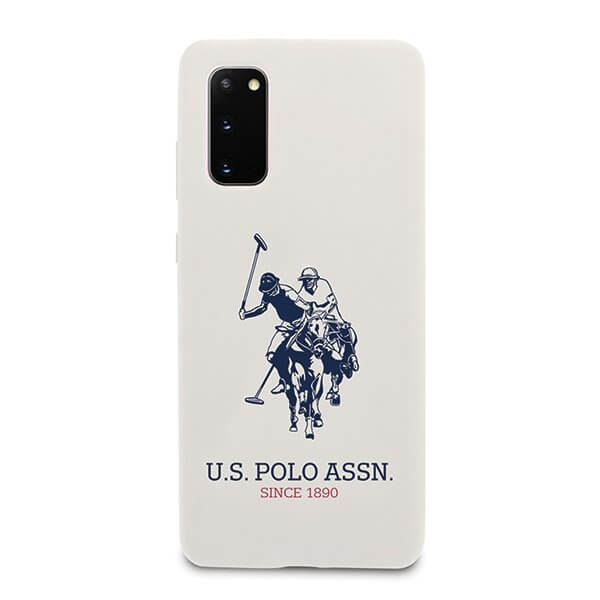 U.S. Polo Assn. U.S. Polo Assn. Silicone Collection Samsung Galaxy S20 G980 Skal Vit