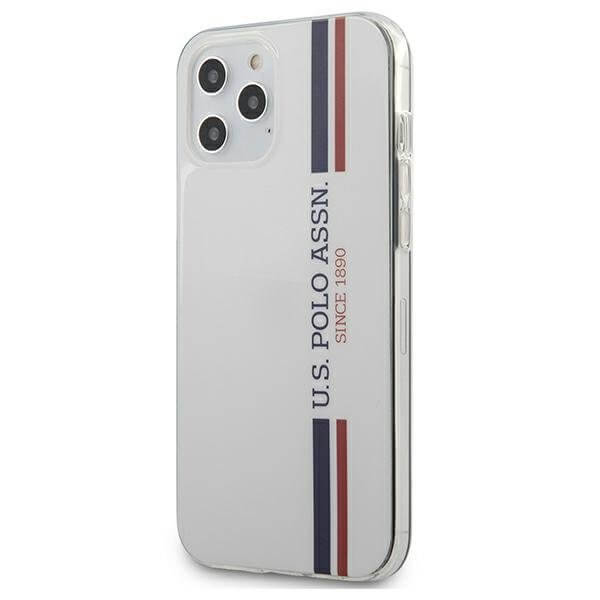 U.S. Polo Assn. U.S. Polo Assn. Tricolor Collection iPhone 12 Pro Max Skal Vit