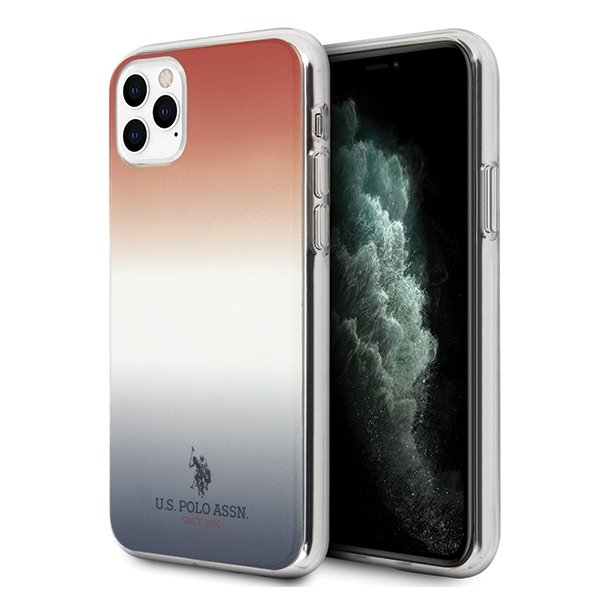 U.S. Polo Assn. U.S.Polo Assn. Gradient Pattern Collection iPhone 11 Pro Max Röd