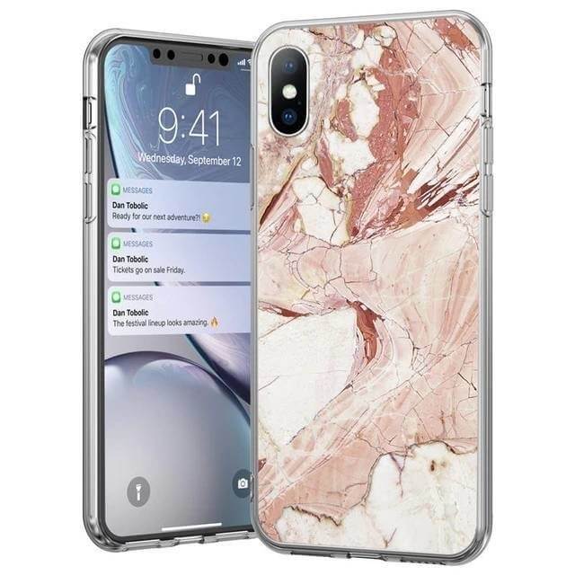 Wozinsky Wozinsky Marble skal Xiaomi Mi 10 Lite Rosa