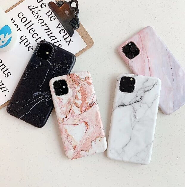 Wozinsky Wozinsky Marble skal Xiaomi Mi 10 Lite Svart