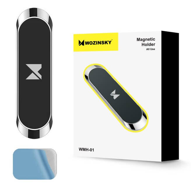 Wozinsky Wozinsky platt magnetisk bilhållare Svart
