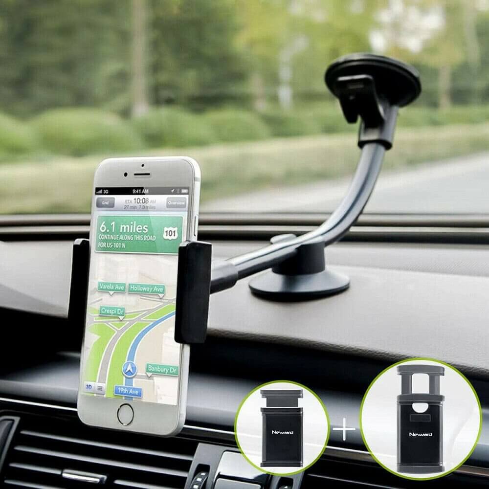 Joyroom Joyroom Long Arm Dashboard Car Mount - Svart
