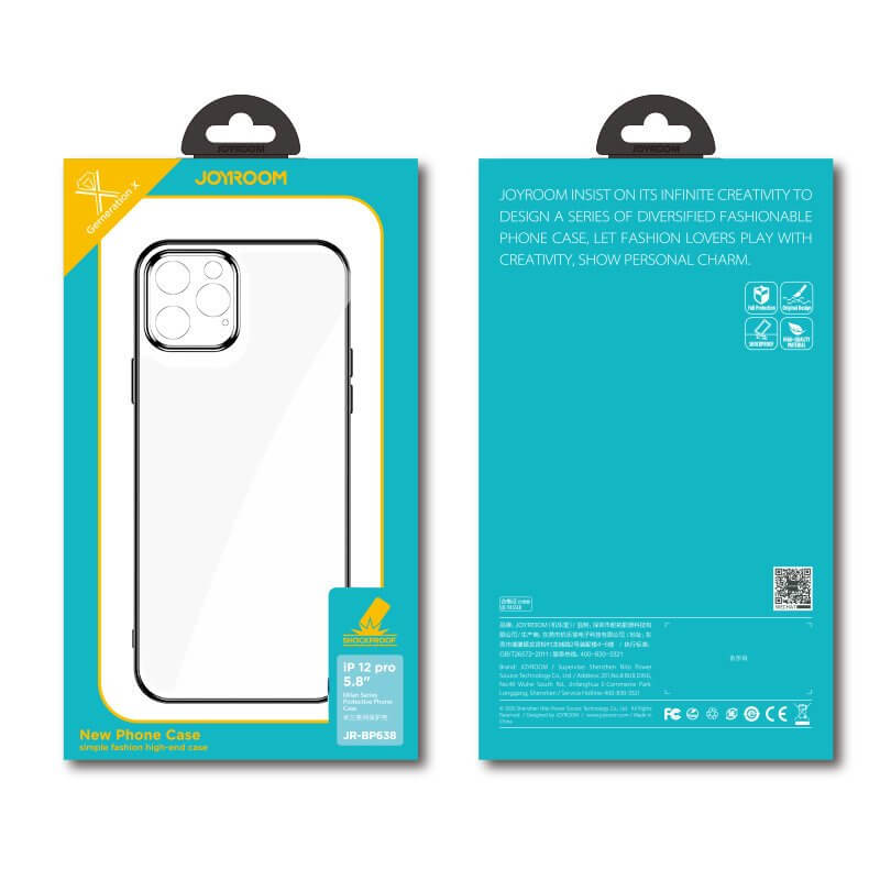 Joyroom Joyroom New Beauty Series ultra thin case iPhone 12 & 12 Pro Blå