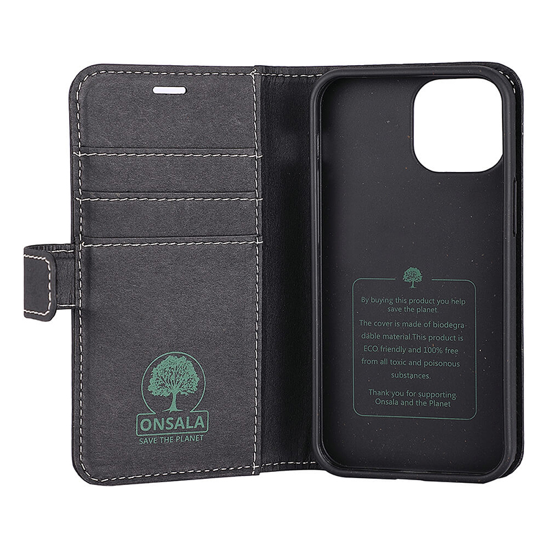 Onsala Onsala ECO Mobilfodral till iPhone 13 Mini - Svart