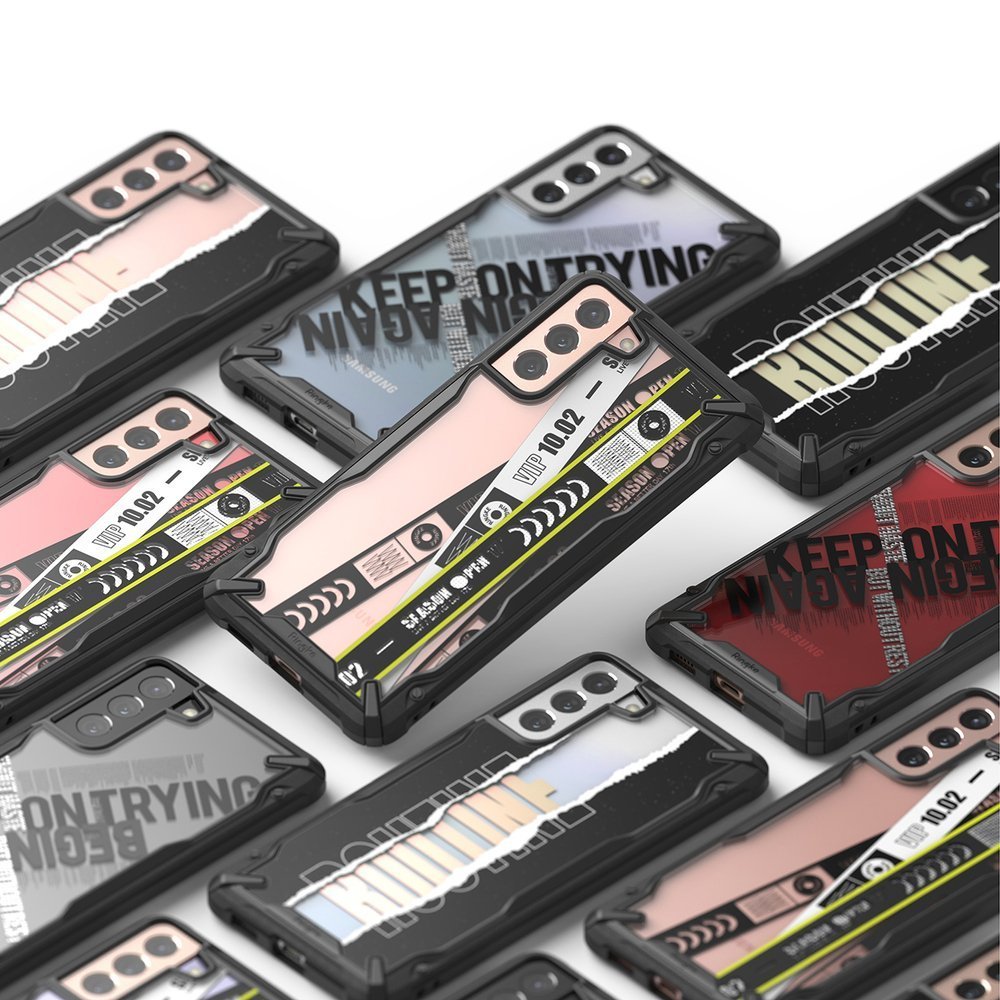 OEM Ringke Fusion X Skal Samsung Galaxy S21 Plus 5G - Svart Routine