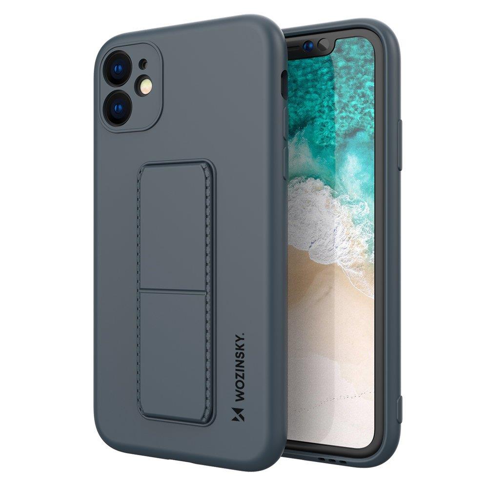 Wozinsky Wozinsky Kickstand Silicone Skal iPhone 11 Pro - Navy Blå