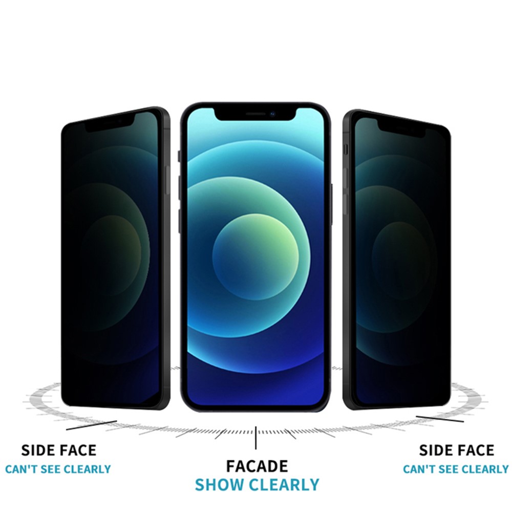 Mocolo MOCOLO Privacy Härdat Glas Skärmskydd iPhone 13 & 13 Pro - Svart