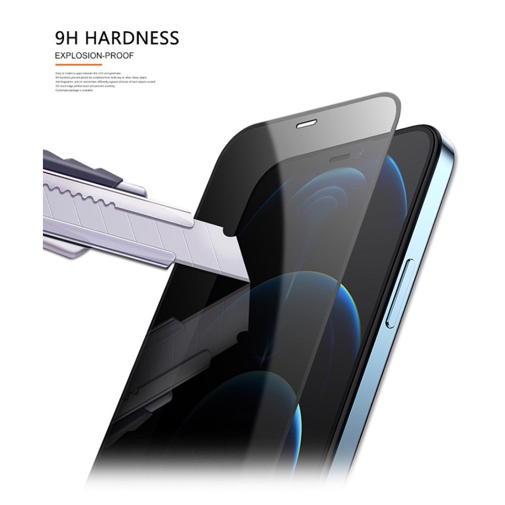 Mocolo MOCOLO Privacy Härdat Glas Skärmskydd iPhone 13 & 13 Pro - Svart