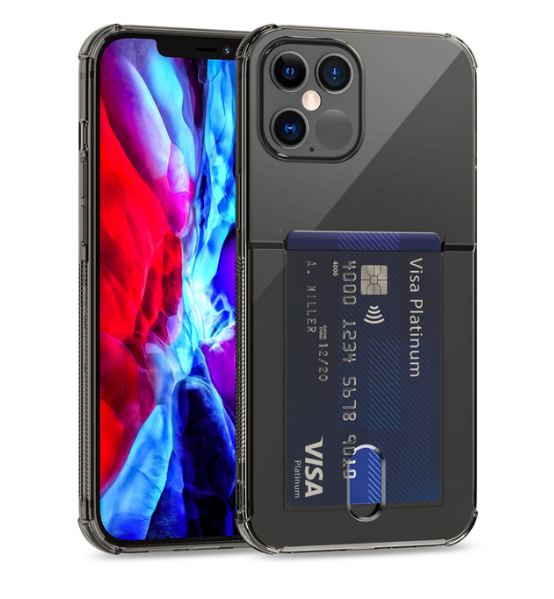 OEM Flexicase Skal med Kortplats iPhone 13 Pro - Svart