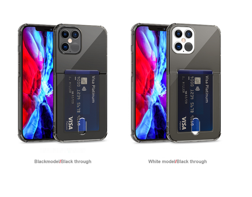 OEM Flexicase Skal med Kortplats iPhone 13 Pro - Svart