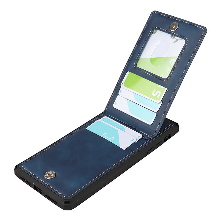 OEM Skal med Kortplatser till iPhone 12 Pro Max - Blå