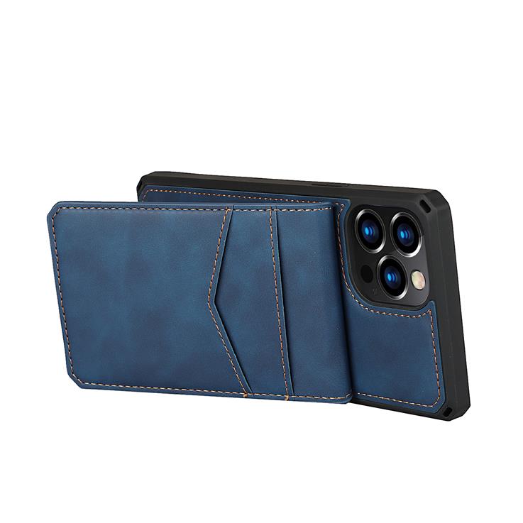 OEM Skal med Kortplatser till iPhone 12 Pro Max - Blå