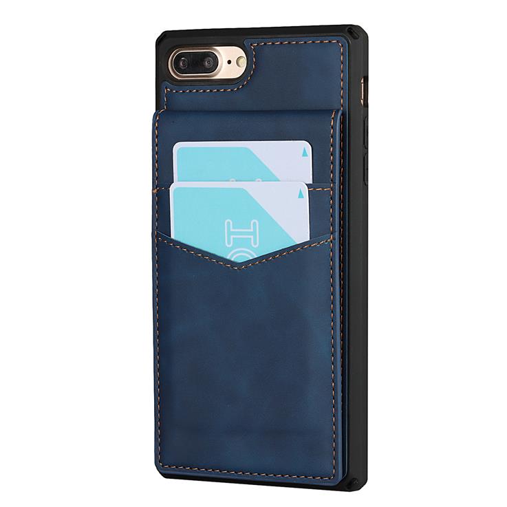 OEM Skal med Kortplatser till iPhone 7/8 Plus - Blå