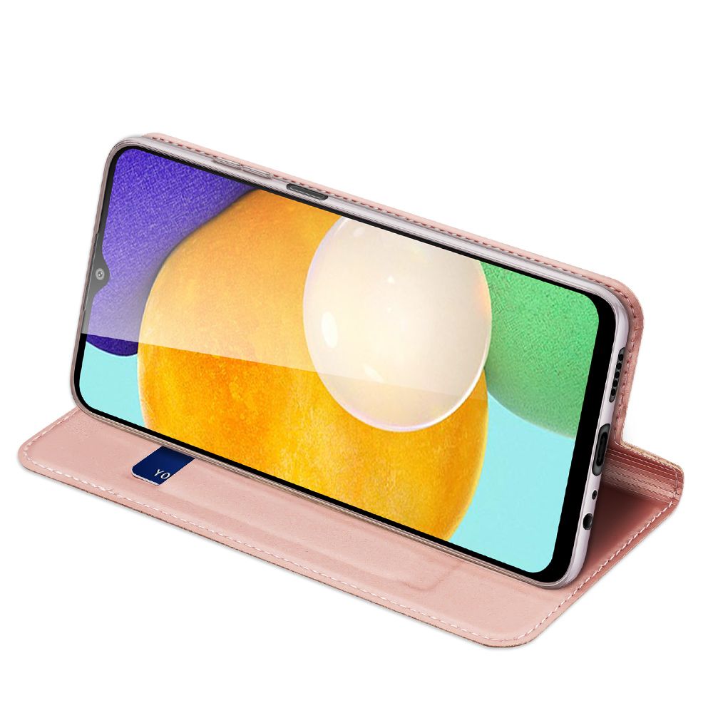 Dux Ducis DUX DUCIS Skin Pro Galaxy A03s Plånboksfodral PU Läder - Rosa