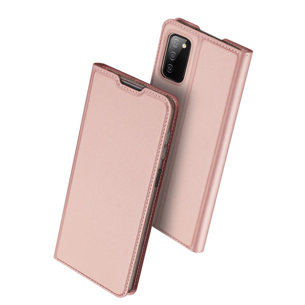 Dux Ducis DUX DUCIS Skin Pro Galaxy A03s Plånboksfodral PU Läder - Rosa