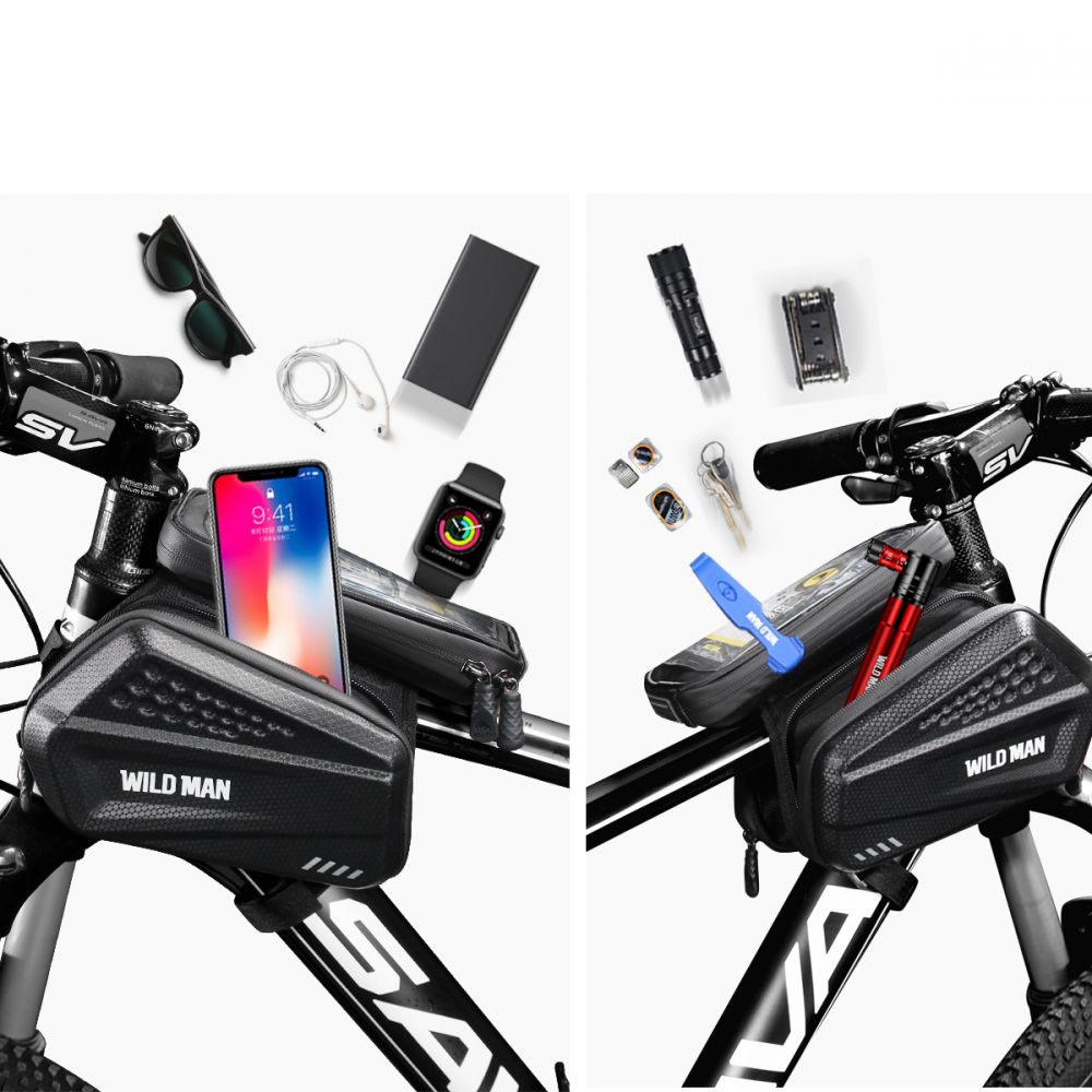 WildMan Wildman Mobilhållare för Cykel XXL - Svart