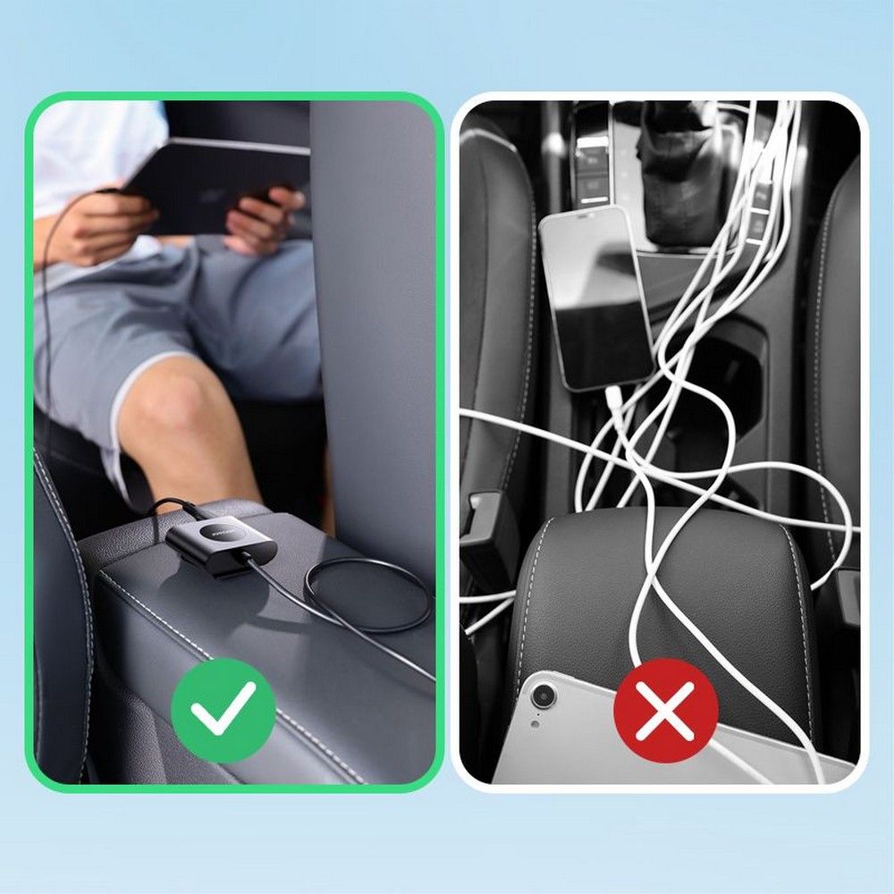 Joyroom Joyroom JR-CL05 5-Port Usb Billaddare 72W - Svart