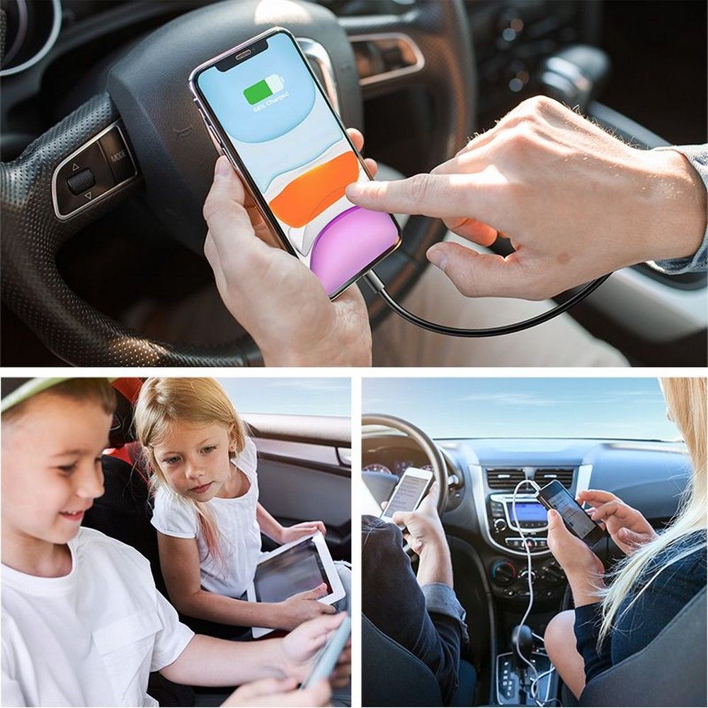 Joyroom Joyroom JR-CL05 5-Port Usb Billaddare 72W - Svart