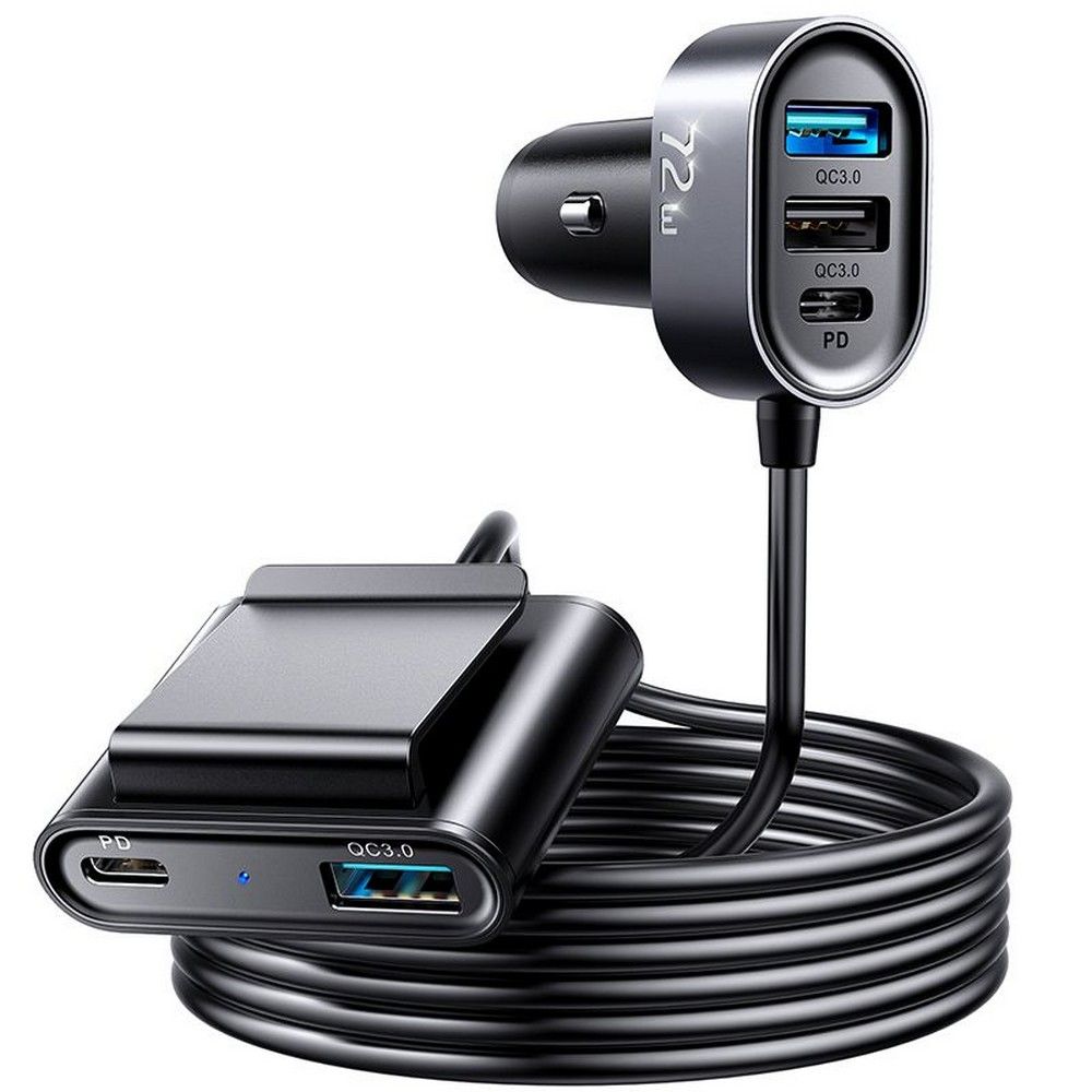 Joyroom Joyroom JR-CL05 5-Port Usb Billaddare 72W - Svart