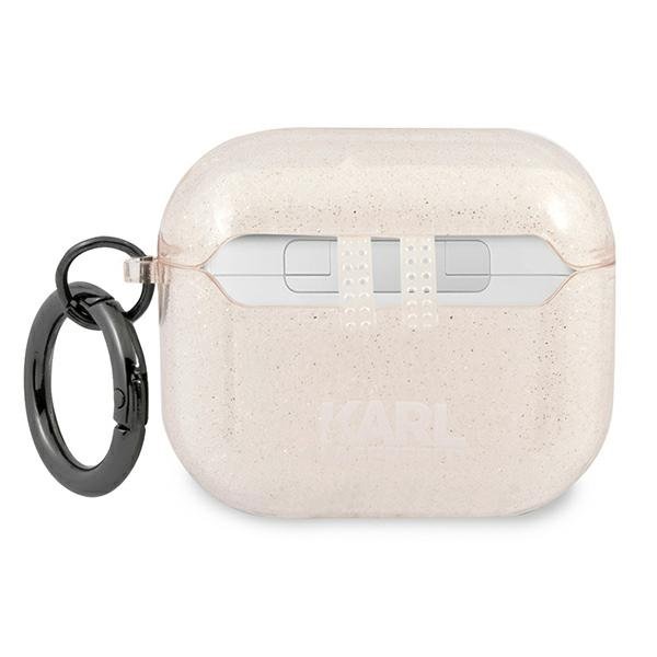 KARL LAGERFELD Karl Lagerfeld Skal AirPods 3 Glitter Choupette - Guld