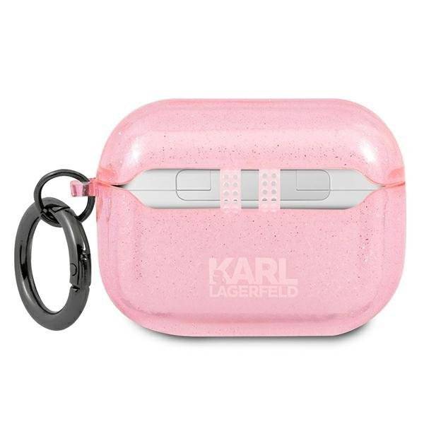 KARL LAGERFELD Karl Lagerfeld Skal AirPods 3 Glitter Choupette - Rosa
