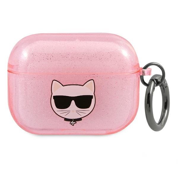KARL LAGERFELD Karl Lagerfeld Skal AirPods 3 Glitter Choupette - Rosa