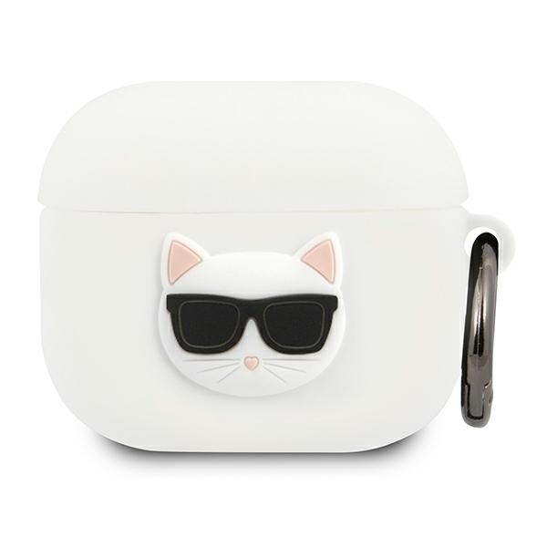 KARL LAGERFELD Karl Lagerfeld Skal AirPods 3 Silicone Choupette - Vit