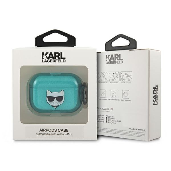 KARL LAGERFELD Karl Lagerfeld Skal AirPods Pro Choupette - Blå