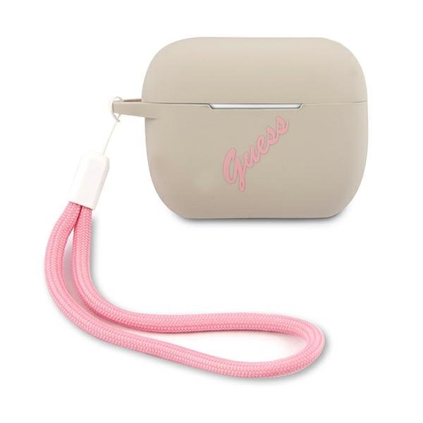 Guess Guess Skal AirPods Pro Silicone Vintage - Rosa/Grå