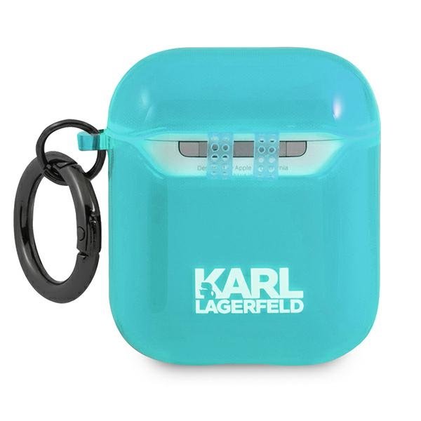 KARL LAGERFELD Karl Lagerfeld Skal AirPods Choupette - Blå