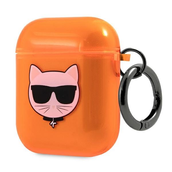 KARL LAGERFELD Karl Lagerfeld Skal AirPods Choupette - Orange