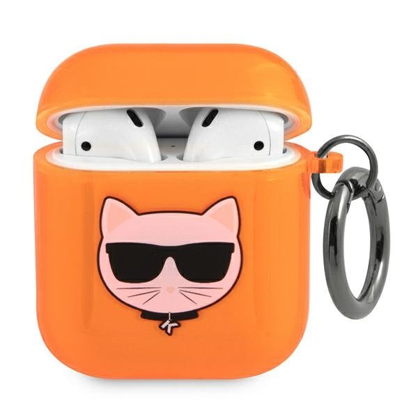 KARL LAGERFELD Karl Lagerfeld Skal AirPods Choupette - Orange
