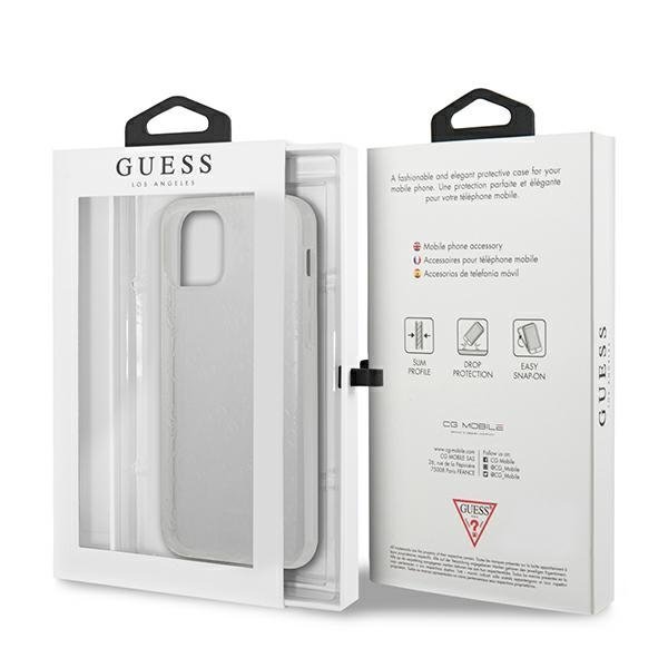 Guess Guess Skal iPhone 12 & 12 Pro 3D Pattern Collection - Transparent