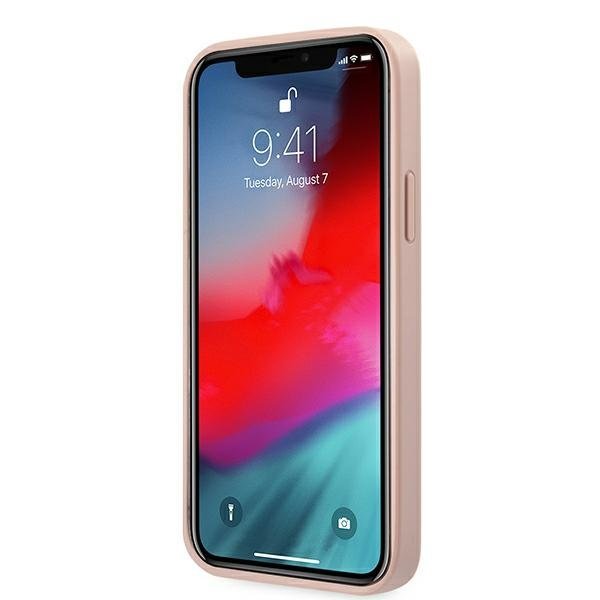 Guess GUESS Skal iPhone 12 & 12 Pro Saffiano Vintage - Rosa