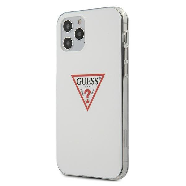 Guess GUESS Skal iPhone 12 & 12 Pro Triangle Collection - Vit