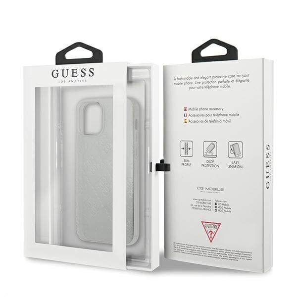Guess Guess Skal iPhone 12 mini 3D Pattern Collection - Transparent