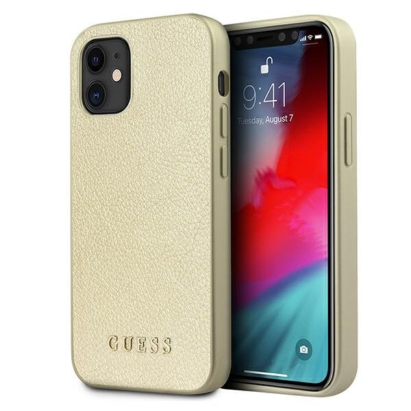 Guess Guess Skal iPhone 12 Mini Iridescent - Guld