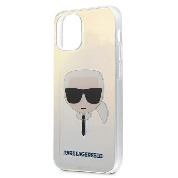 KARL LAGERFELD Karl Lagerfeld iPhone 12 Mini Skal Iridescent Karl`s Head - Flerfärgad