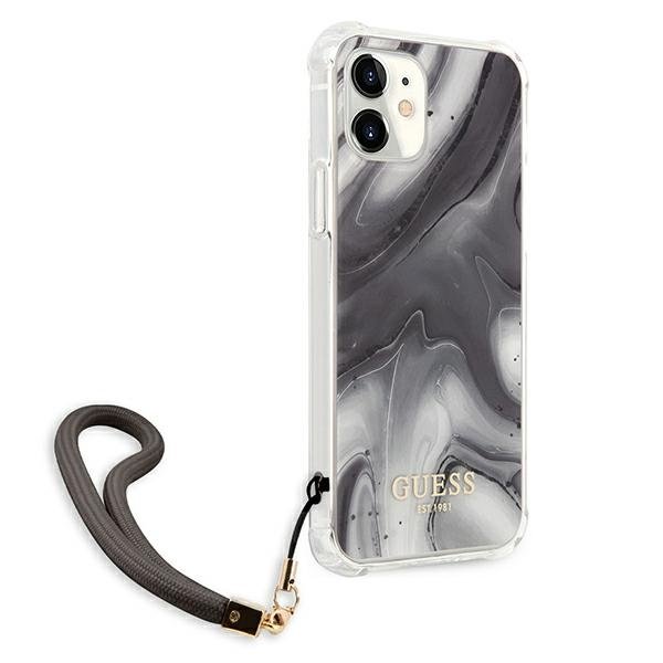 Guess Guess Marble Collection Skal iPhone 12 Mini - Grå