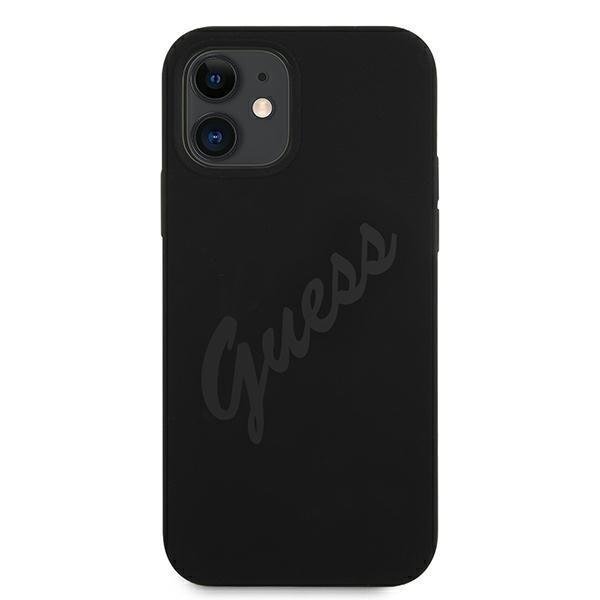 Guess Guess Skal iPhone 12 Mini Script Vintage - Svart