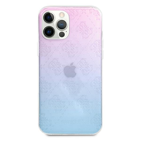 Guess Guess iPhone 12 Pro Max Skal 3D Pattern Collection - Blå/Rosa