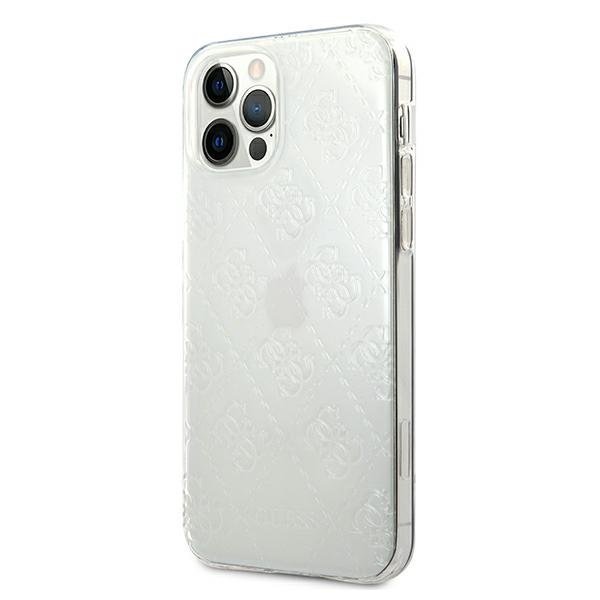 Guess Guess iPhone 12 Pro Max Skal 3D Pattern Collection - Transparent