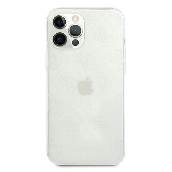 Guess Guess iPhone 12 Pro Max Skal 3D Pattern Collection - Transparent