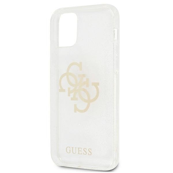 Guess Guess iPhone 12 Pro Max Skal Glitter Logo - Transparent